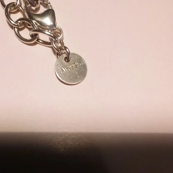 Tiffany Infinity 18" Necklace EUC with Box And Pouch 1" Infinity - Picture 9 of 10